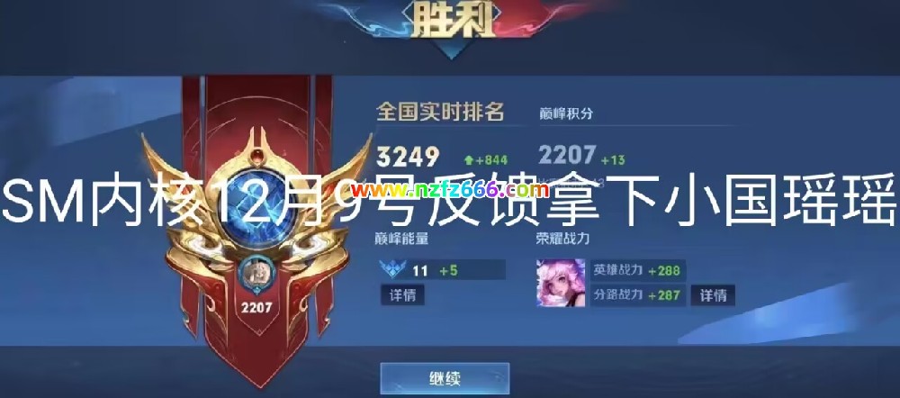 <strong>王者荣耀SM内核反馈通知12/月9日</strong>